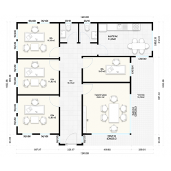 Prefabrik Ofis 143 M2